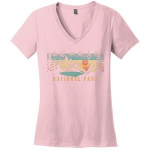 Acadia National Park Women's V-Neck T-Shirt