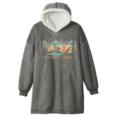 Acadia National Park Hooded Wearable Blanket