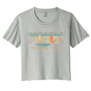 Acadia National Park Women's Crop Top Tee