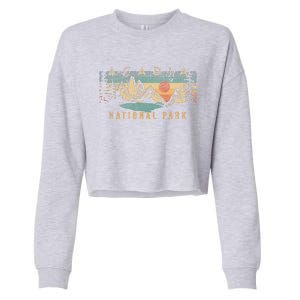 Acadia National Park Cropped Pullover Crew