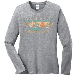 Acadia National Park Ladies Long Sleeve Shirt