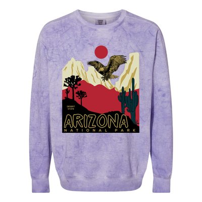 Arizona National Park Colorblast Crewneck Sweatshirt