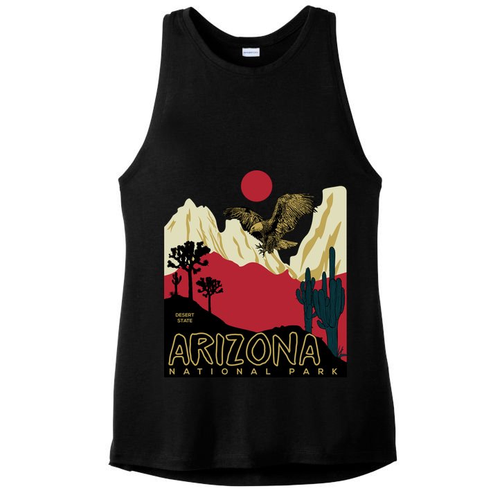 Arizona National Park Ladies PosiCharge Tri-Blend Wicking Tank