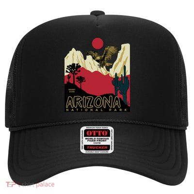 Arizona National Park High Crown Mesh Back Trucker Hat