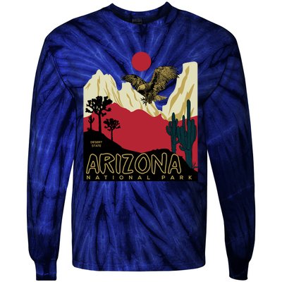 Arizona National Park Tie-Dye Long Sleeve Shirt