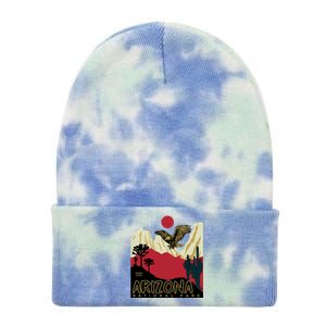 Arizona National Park Tie Dye 12in Knit Beanie