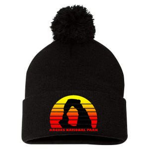 Arches National Park Utahhiking Camping Pom Pom 12in Knit Beanie