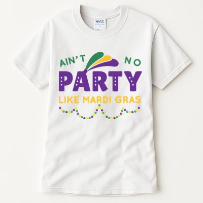 Ain't No Party Like Mardi Gras Beads Celebration Tall T-Shirt