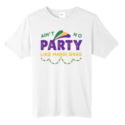 Ain't No Party Like Mardi Gras Beads Celebration Tall Fusion ChromaSoft Performance T-Shirt