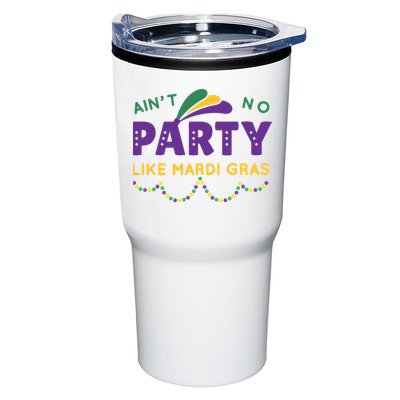 Ain't No Party Like Mardi Gras Beads Celebration Tumbler