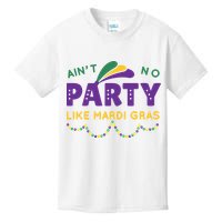 Ain't No Party Like Mardi Gras Beads Celebration Kids T-Shirt