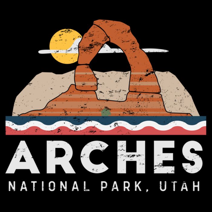 Arches National Park Cool Gift Cooling Performance Crew T-Shirt