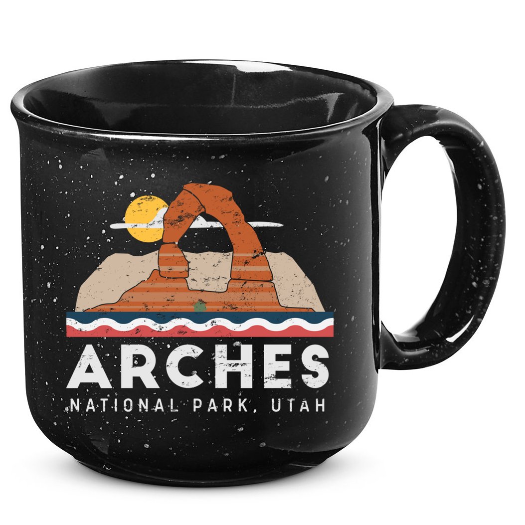 Arches National Park Cool Gift 15oz Campfire Ceramic Mug