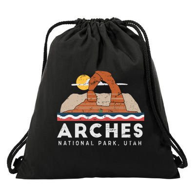 Arches National Park Cool Gift Drawstring Bag