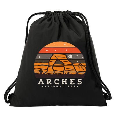Arches National Park Moab Utah Drawstring Bag