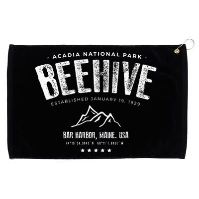 Acadia National Park Beehive Trail Grommeted Golf Towel