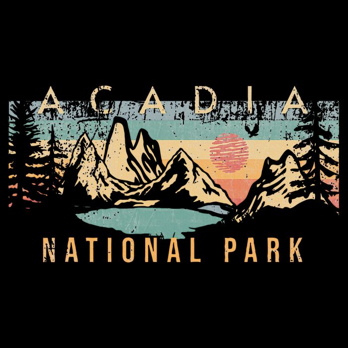 Acadia National Park 7-Panel Snapback Hat