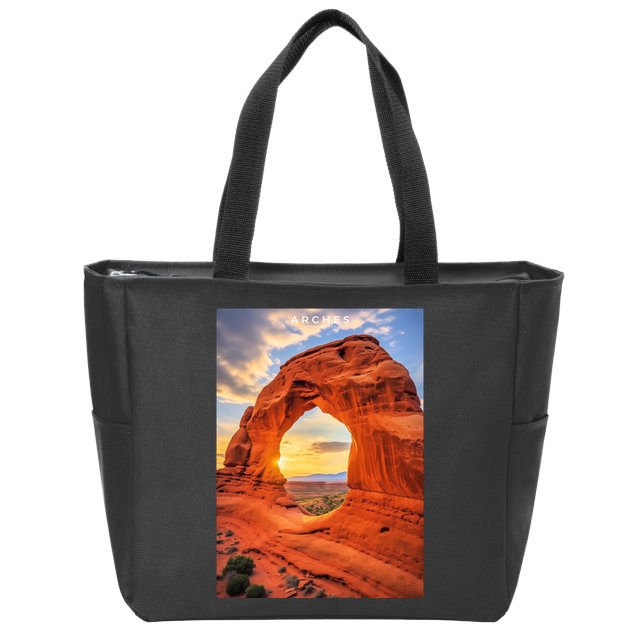 Arches National Park Photographic Zip Tote Bag