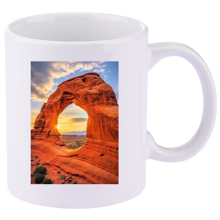 Arches National Park Photographic 11oz C Handle Ceramic Mug