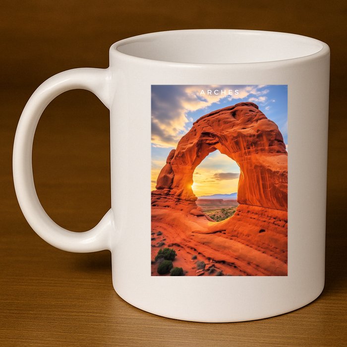 Arches National Park Photographic 11oz C Handle Ceramic Mug