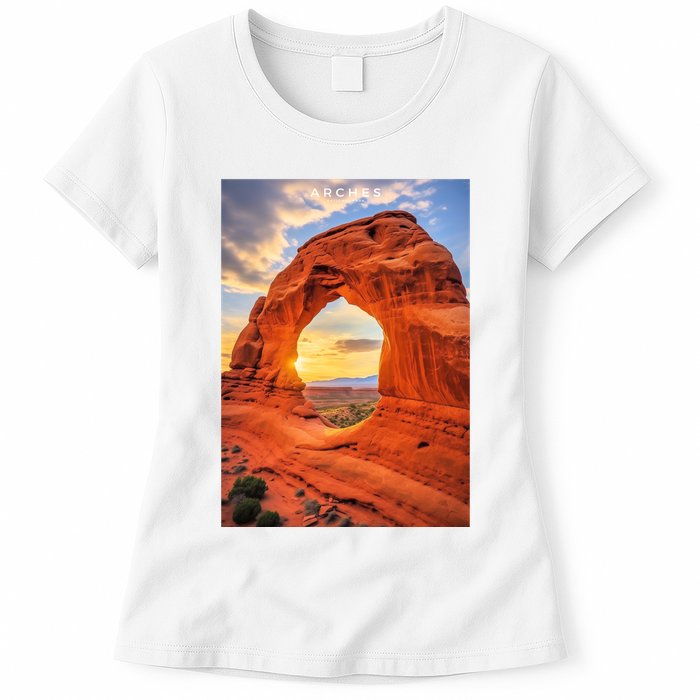 Arches National Park Photographic Womens T-Shirt