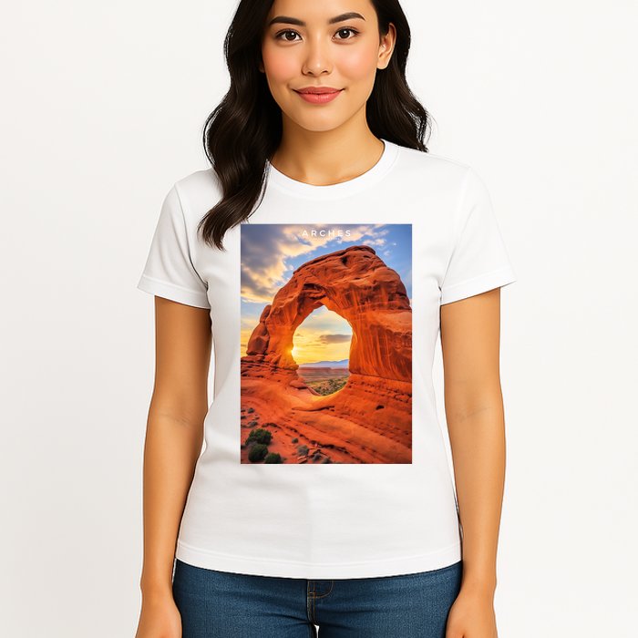 Arches National Park Photographic Womens T-Shirt