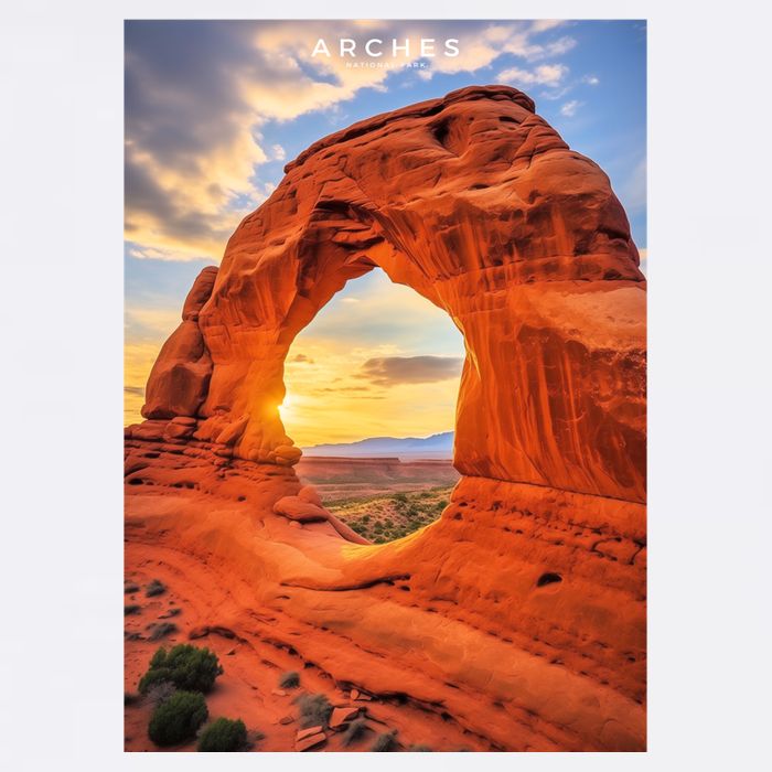 Arches National Park Photographic Womens T-Shirt