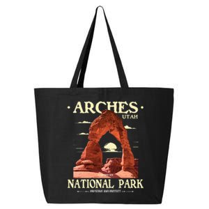 Arches National Park Retro Hiking & Camping Lover 25L Jumbo Tote