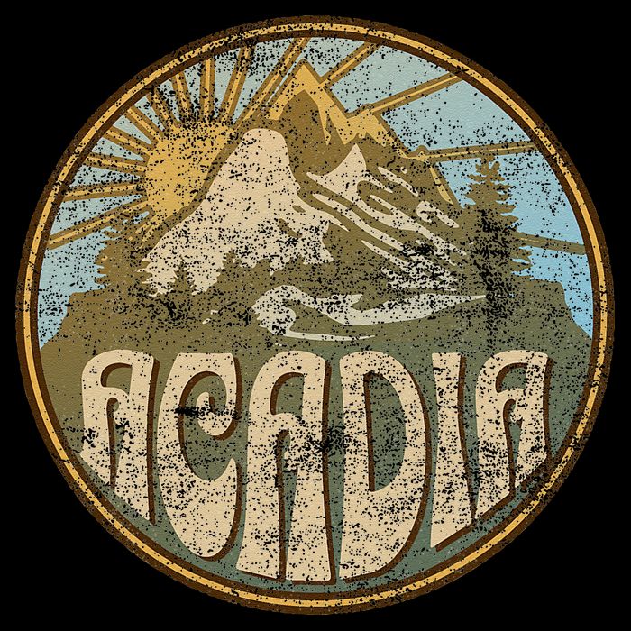 Acadia National Park Maine Nature Mountains Hiking Outdoors Cooling Performance Crew T-Shirt