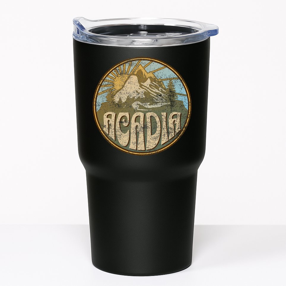 Acadia National Park Maine Nature Mountains Hiking Outdoors Tumbler