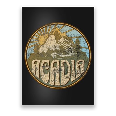 Acadia National Park Maine Nature Mountains Hiking Outdoors Poster