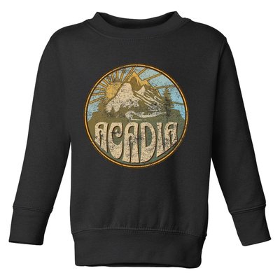 Acadia National Park Maine Nature Mountains Hiking Outdoors Toddler Sweatshirt