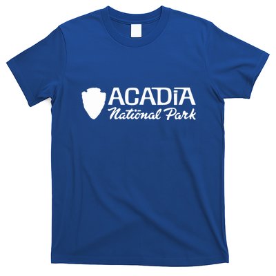 Acadia National Park Retro Arrowhead Wordmark T-Shirt