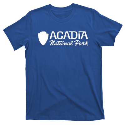 Acadia National Park Retro Arrowhead Wordmark T-Shirt