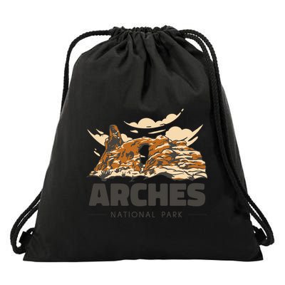 Arches National Park Utah Drawstring Bag