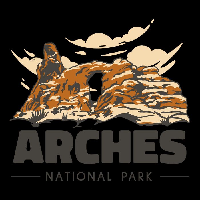 Arches National Park Utah Drawstring Bag