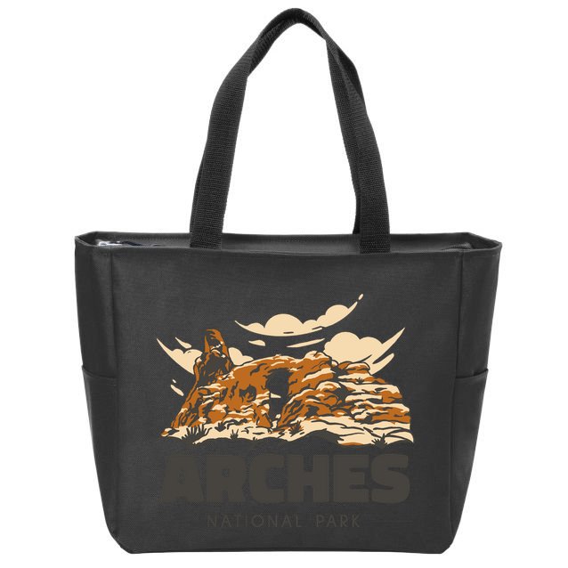 Arches National Park Utah Zip Tote Bag
