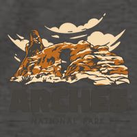 Arches National Park Utah Vector Backpack