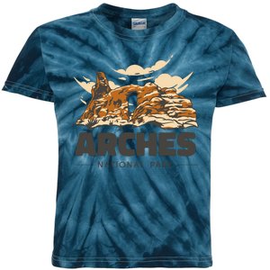 Arches National Park Utah Kids Tie-Dye T-Shirt