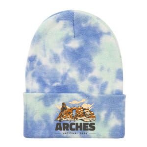 Arches National Park Utah Tie Dye 12in Knit Beanie