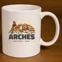 Arches National Park Utah 11oz C Handle Ceramic Mug
