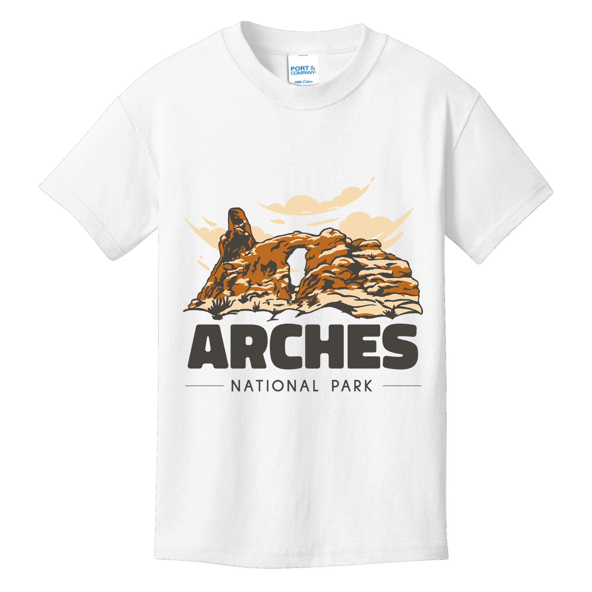 Arches National Park Utah Kids T-Shirt
