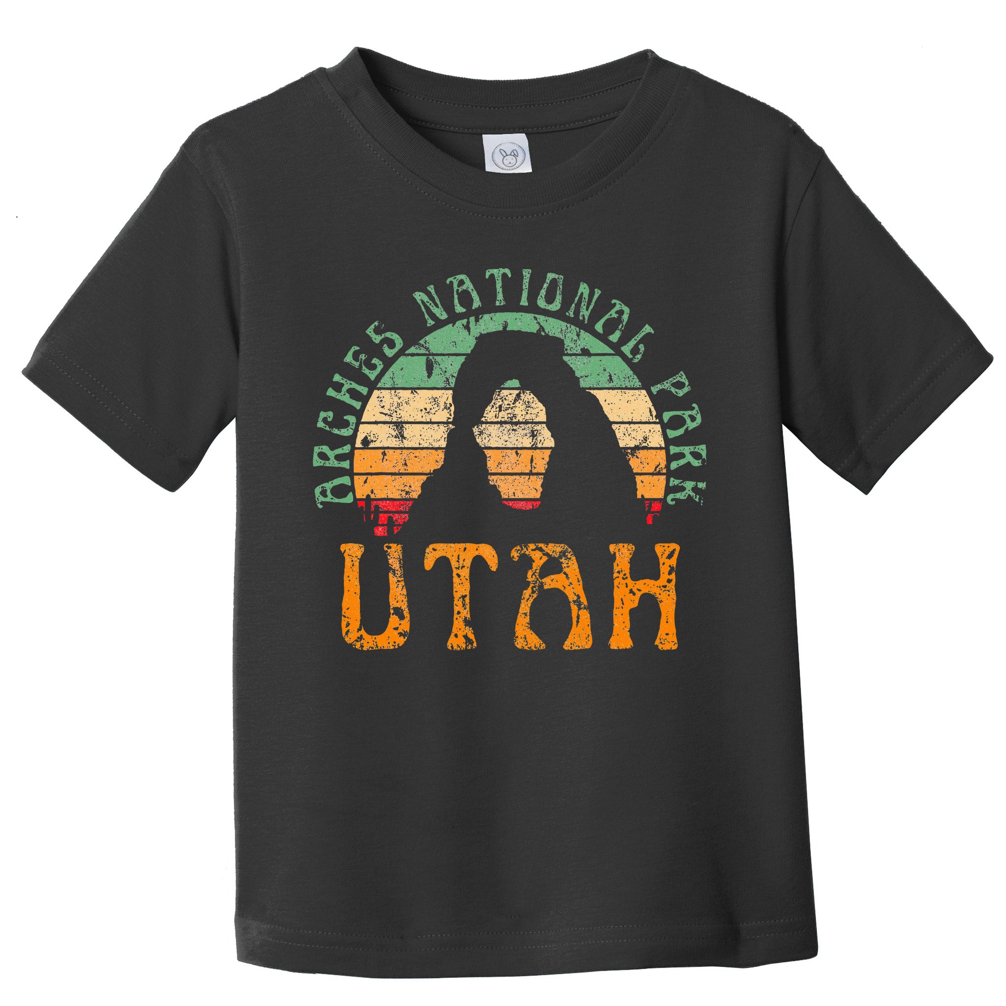 Arches National Park Utah Desert Arch Retro Sunset Vintage Toddler T-Shirt