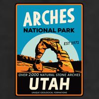 Arches National Park Adult Drive Performance Visor