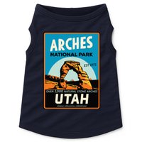 Arches National Park Doggie Tank