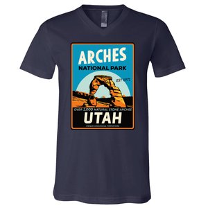 Arches National Park V-Neck T-Shirt