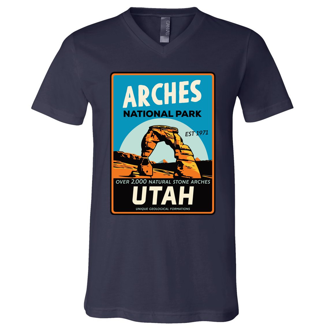Arches National Park V-Neck T-Shirt
