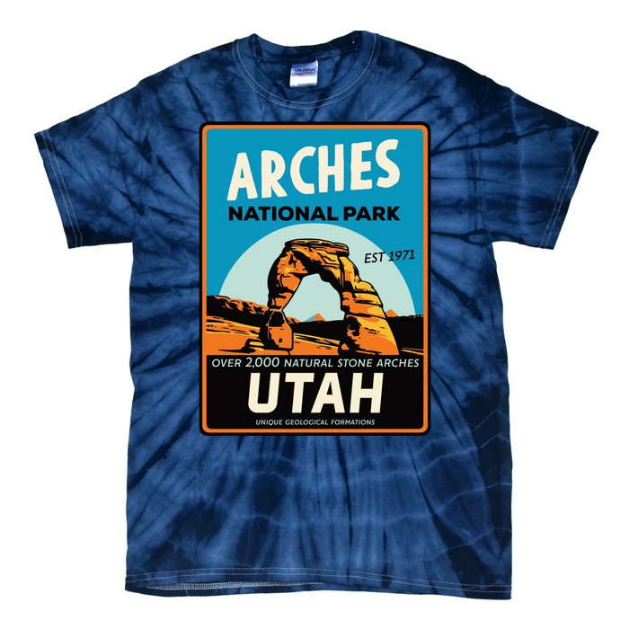 Arches National Park Tie-Dye T-Shirt