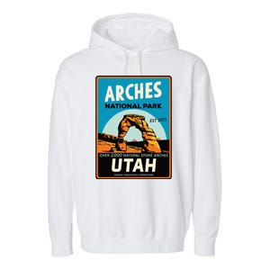 Arches National Park Garment-Dyed Fleece Hoodie