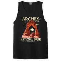 Arches National Park Retro Hiking & Camping Lover PosiCharge Competitor Tank